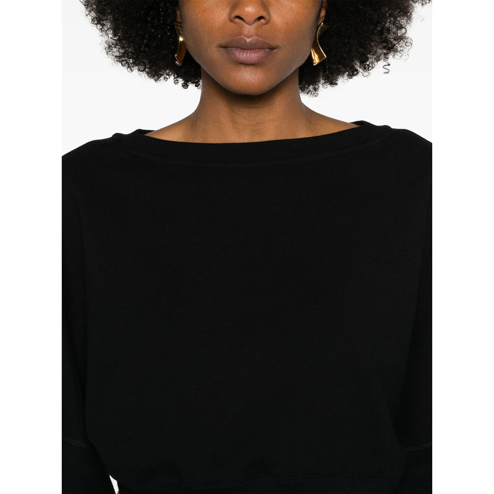 Saint Laurent Black Tops - Sweatshirts Women