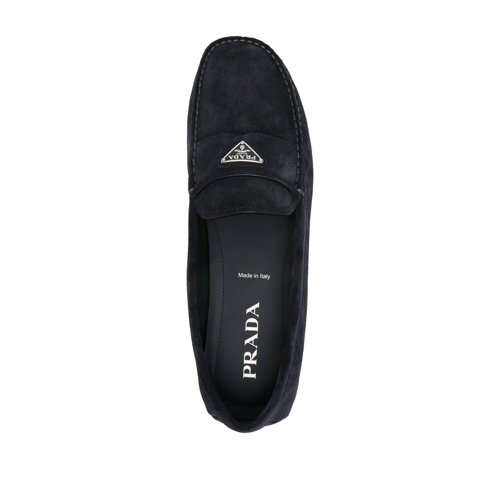 Prada Blue Loafers Men