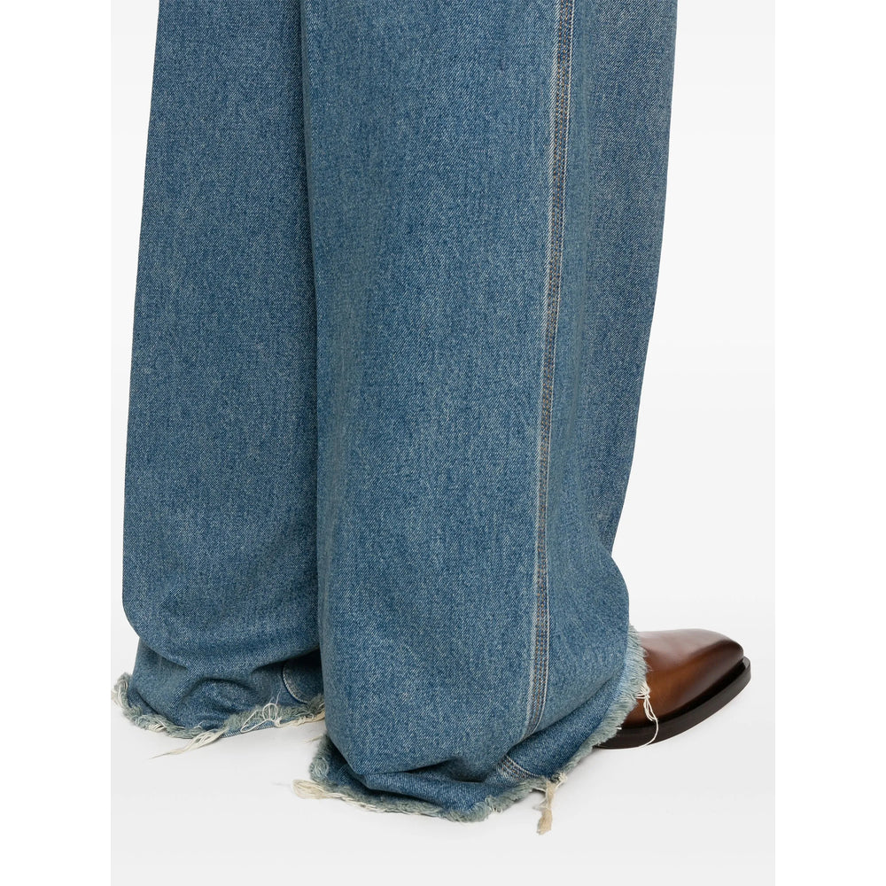 Gucci Blue Denim - Wide-Leg Jeans Men