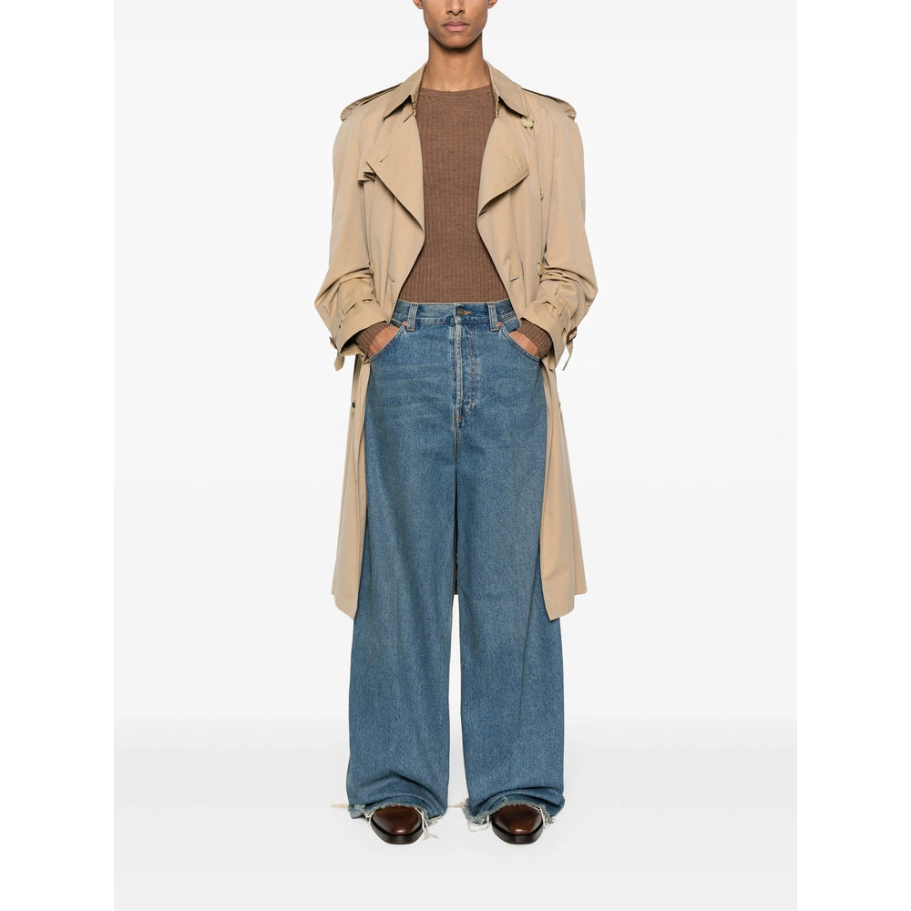 Gucci Blue Denim - Wide-Leg Jeans Men