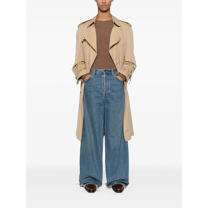 Gucci Blue Denim - Wide-Leg Jeans Men