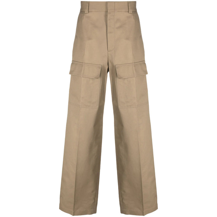Gucci Neutrals Trousers - Wide-Leg Trousers Men