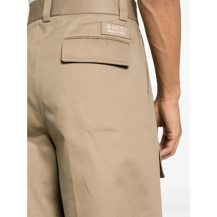Gucci Neutrals Trousers - Wide-Leg Trousers Men