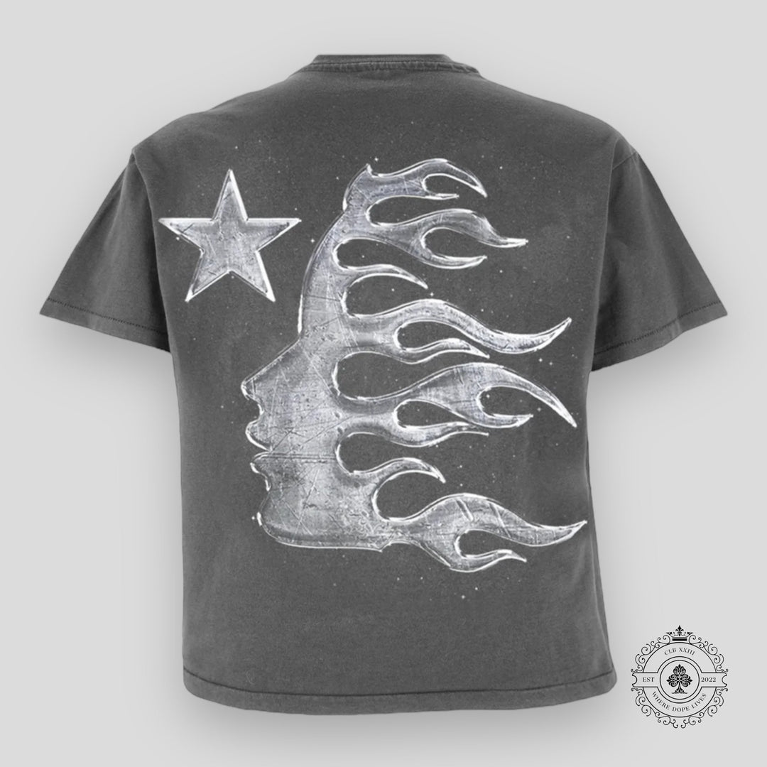 Hellstar Chrome Logo T-Shirt in Black