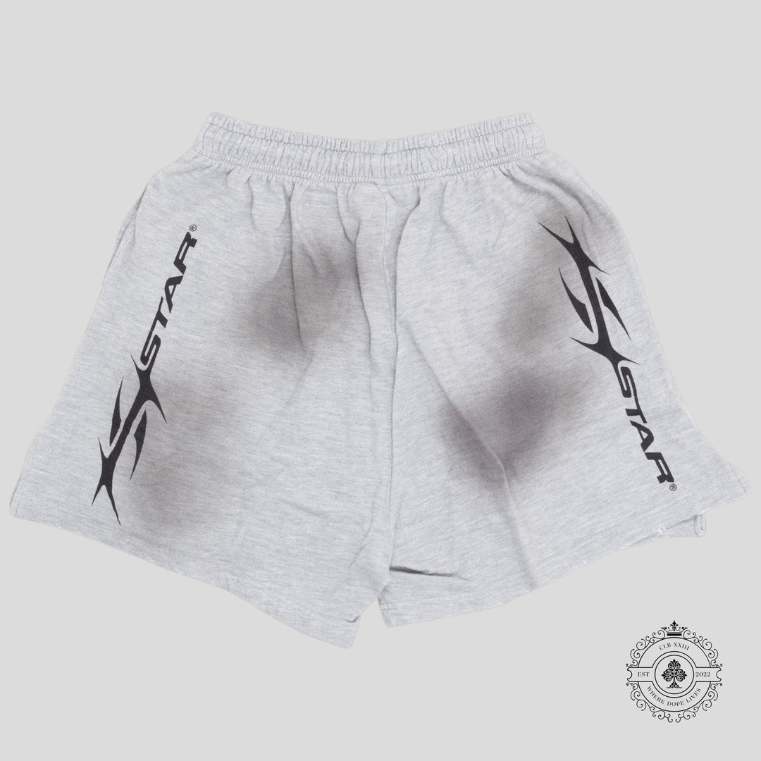 Hellstar Yoga Shorts in Grey