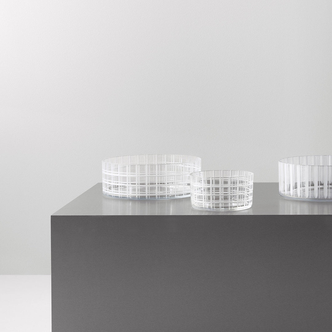 Cut In Number Striped Bowl