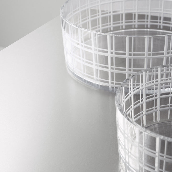 Cut In Number Checkered Bowl