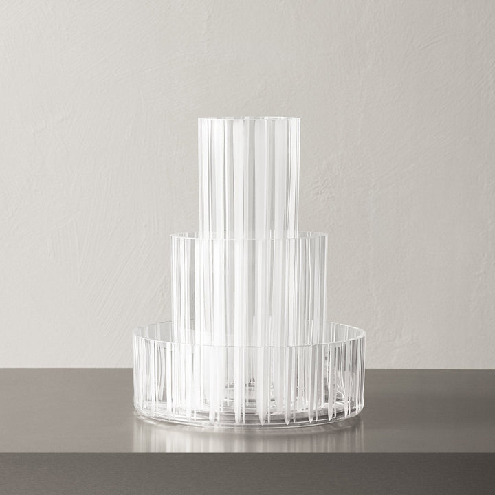 Cut In Number Striped Bowl