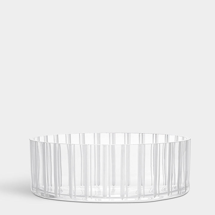 Cut In Number Striped Bowl