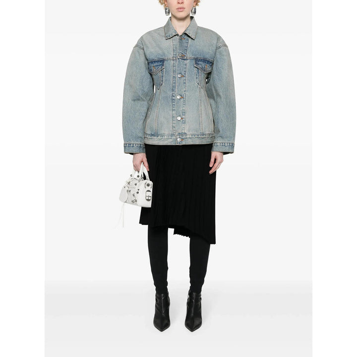 Balenciaga Blue Jackets - Denim Jackets Women