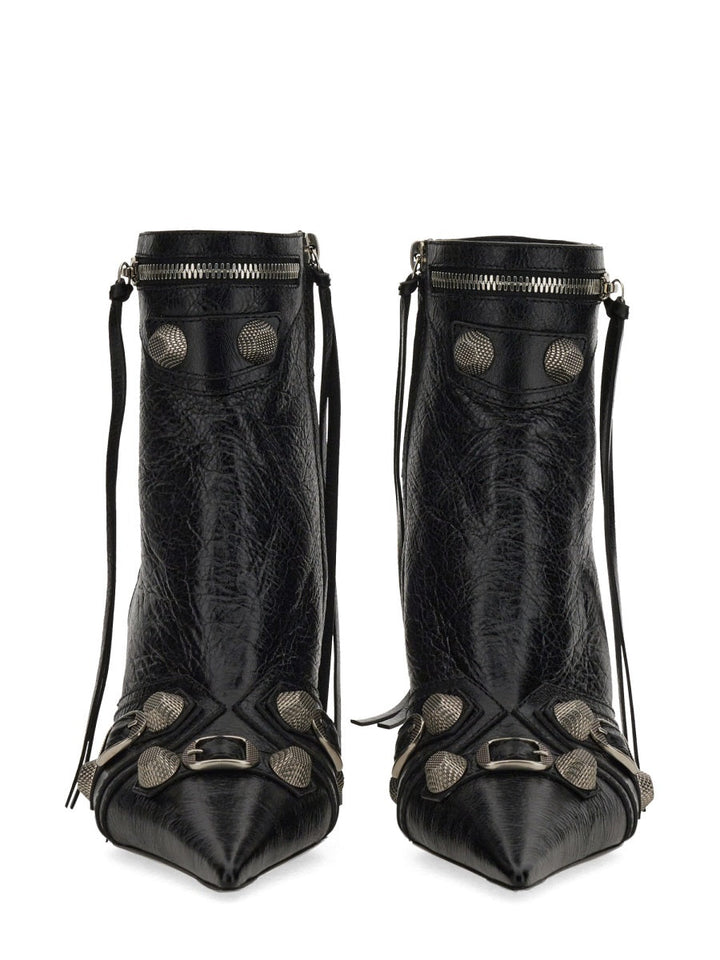 BALENCIAGA Pointed Upper Heeled Boot - 7CM Heel Height