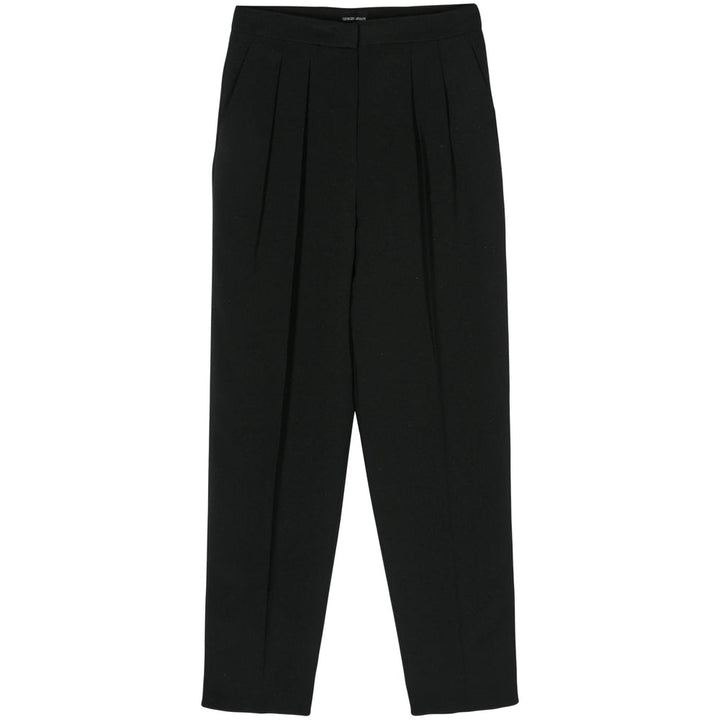 Giorgio Armani Black Trousers - Tapered Trousers Women