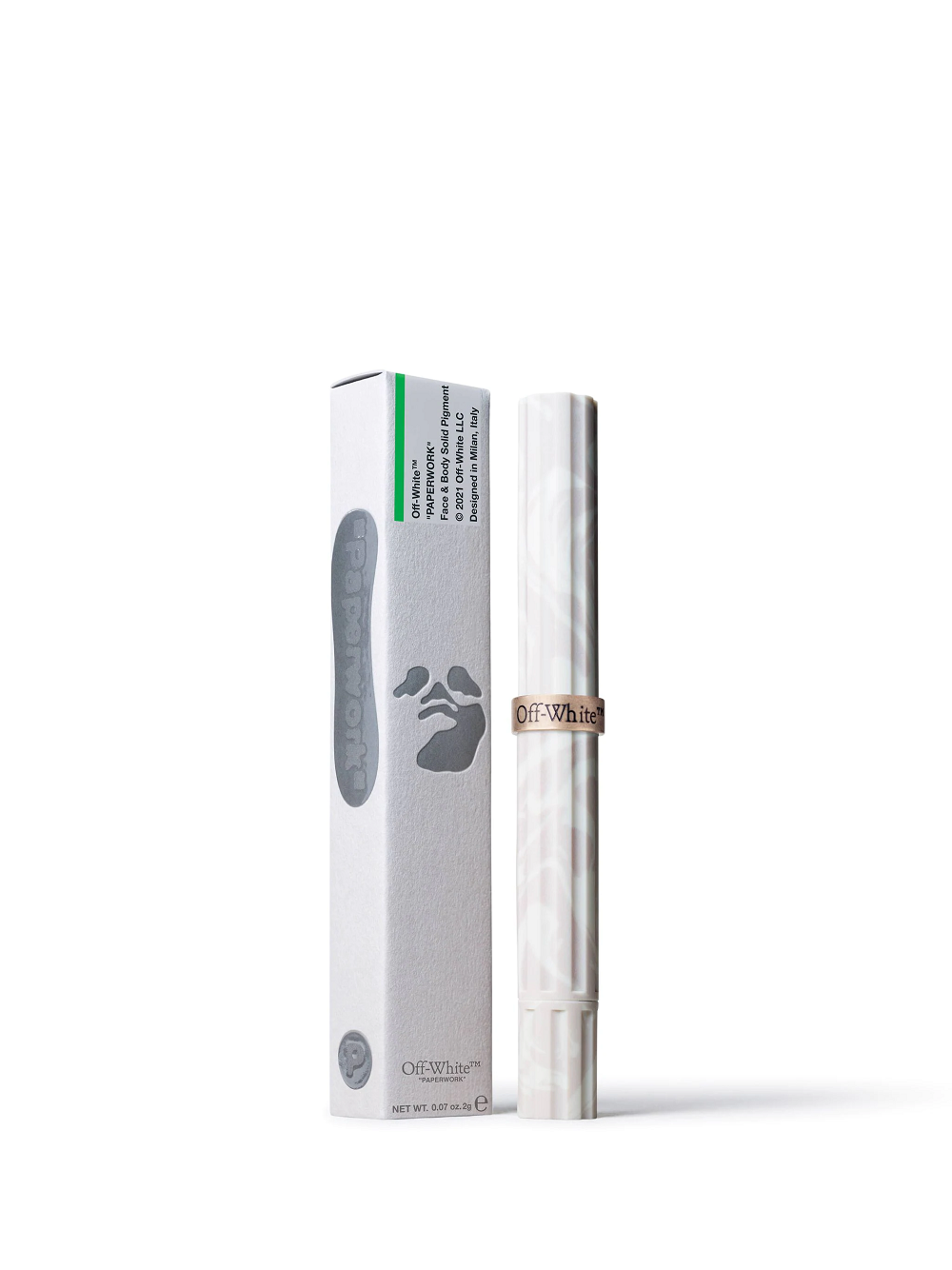 Off White Unisex Imprint Zone Pencil