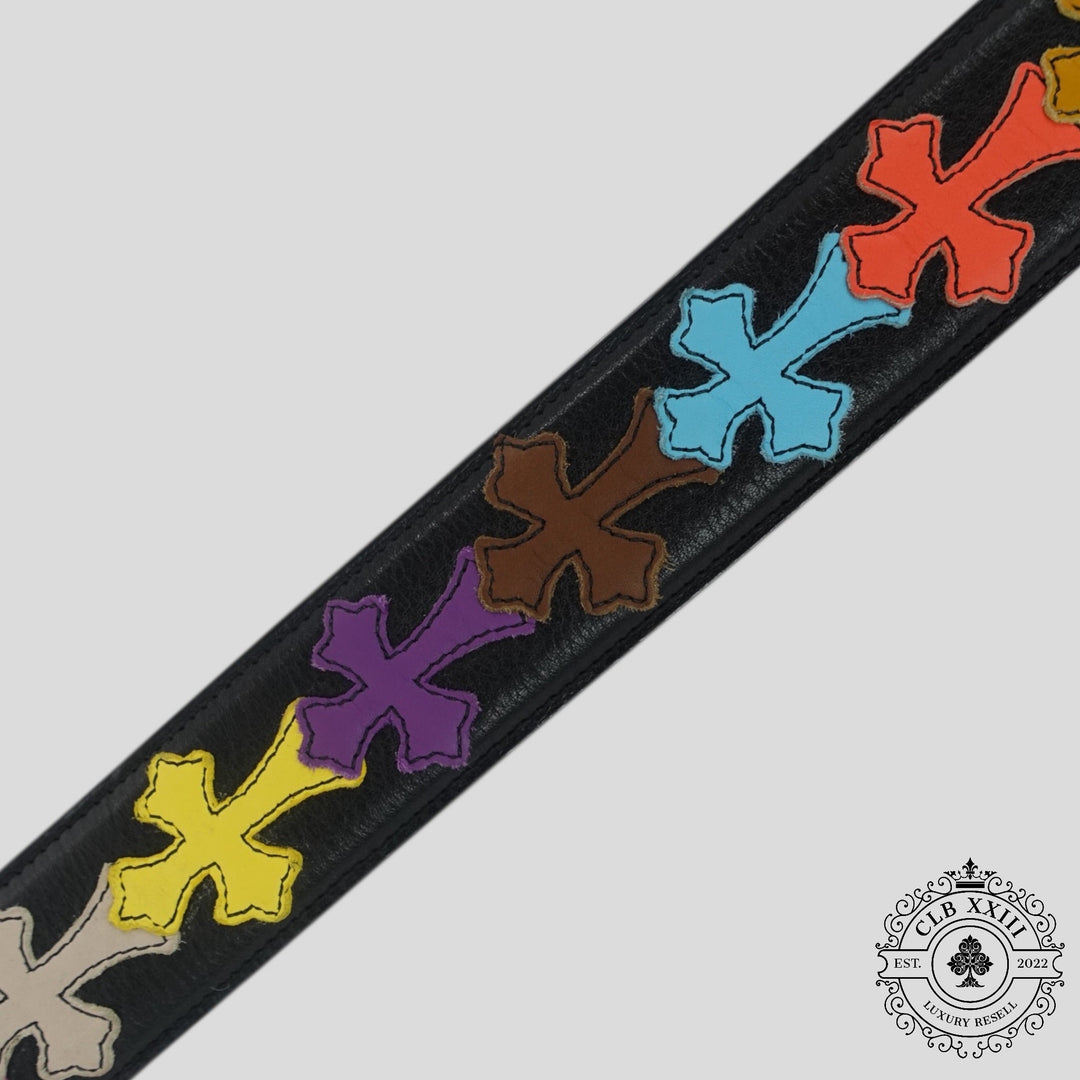 Chrome Hearts Rainbow Cross Patch Gunslinger Belt