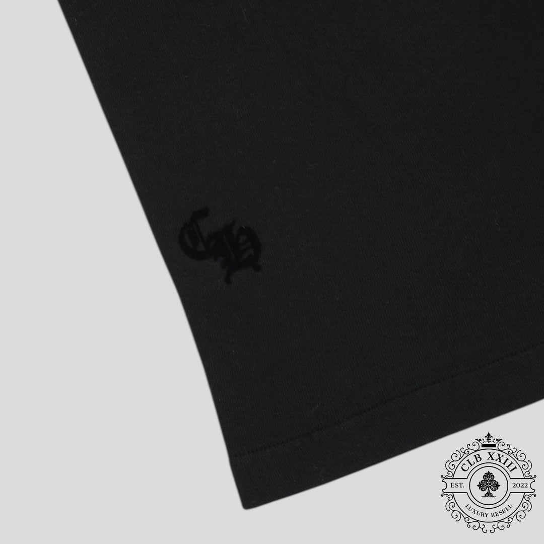 Chrome Hearts Women's Triple Cross CH Flocked Sweatpants in Black