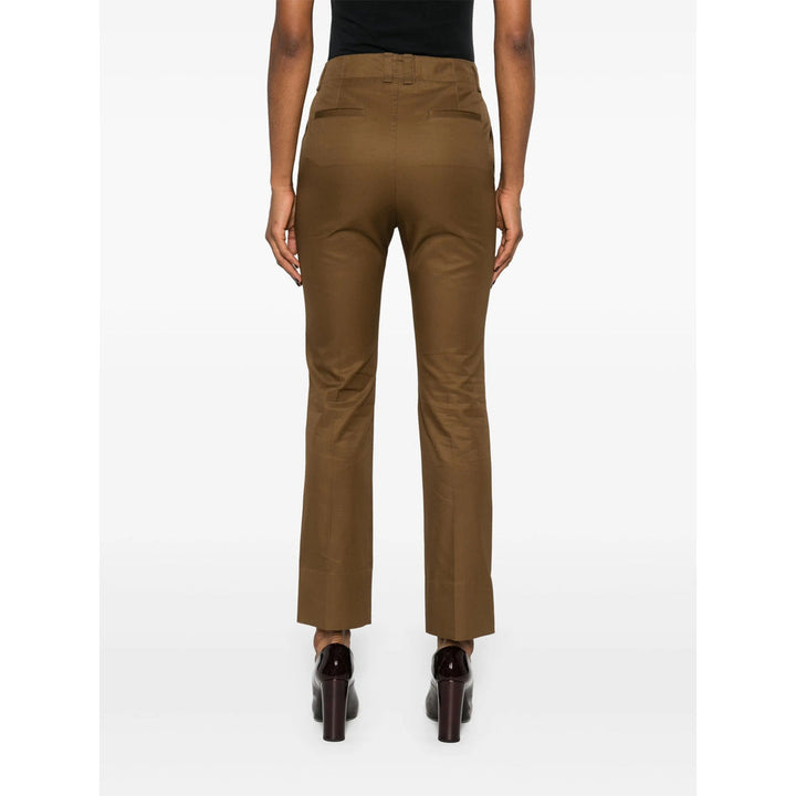 Saint Laurent Brown Trousers - Straight Trousers Women