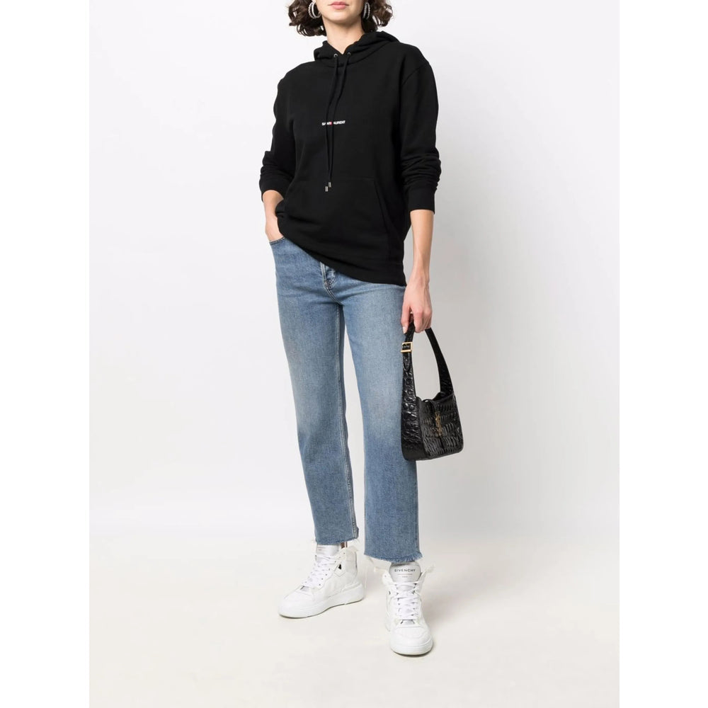 Saint Laurent Black Tops - Hoodies Women
