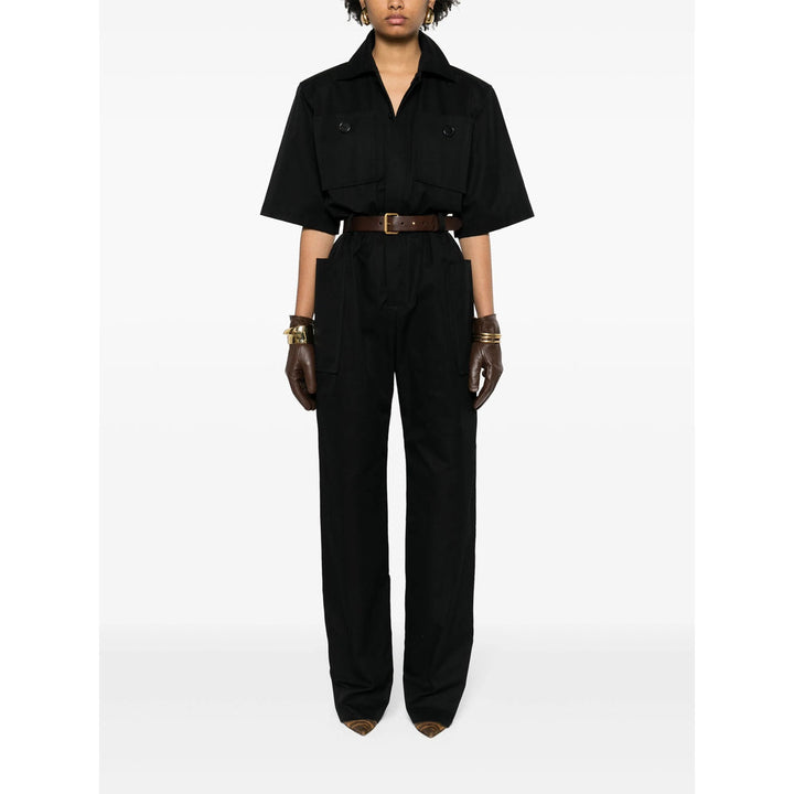 Saint Laurent Black All In One - Jumpsuits Women