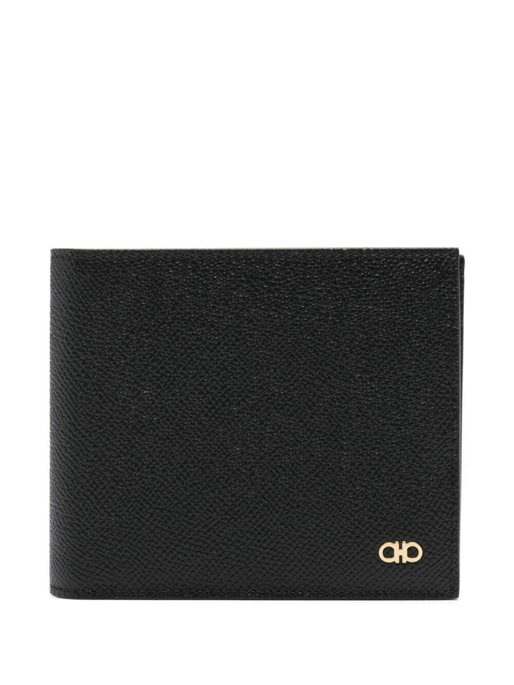 Ferragamo Mini Hammered Leather Wallet