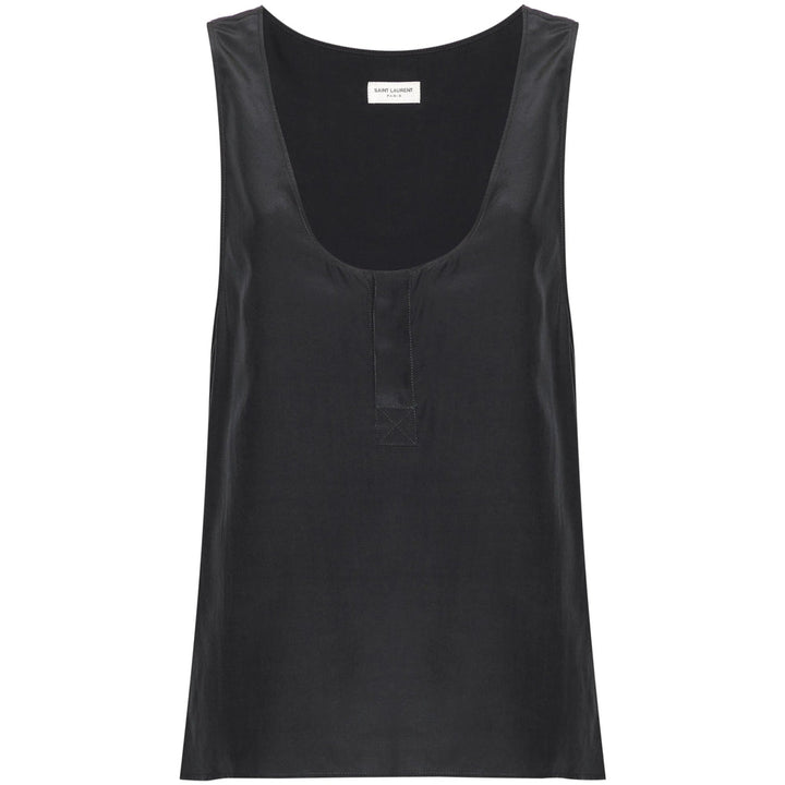 Saint Laurent Grey Tops - Vests & Tank Tops Women