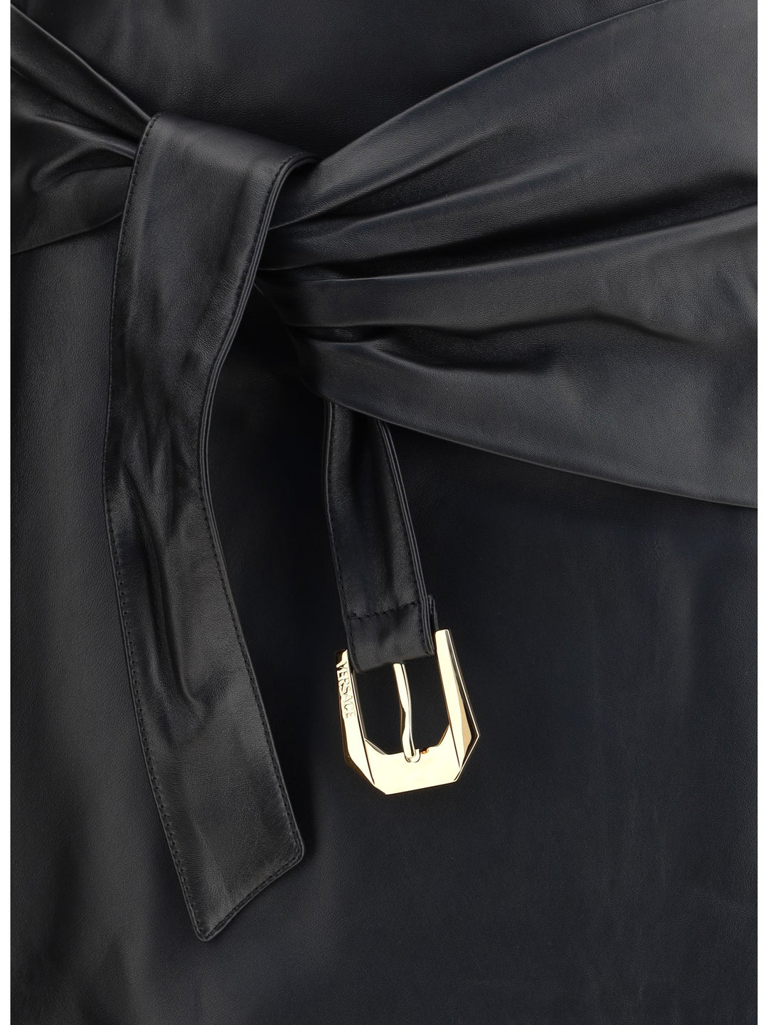 Versace Women Lambskin Miniskirt