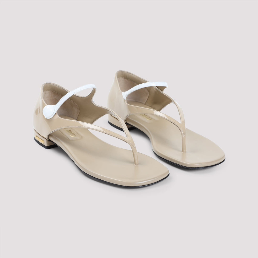 Miu Miu Calf Leather Sandals Women