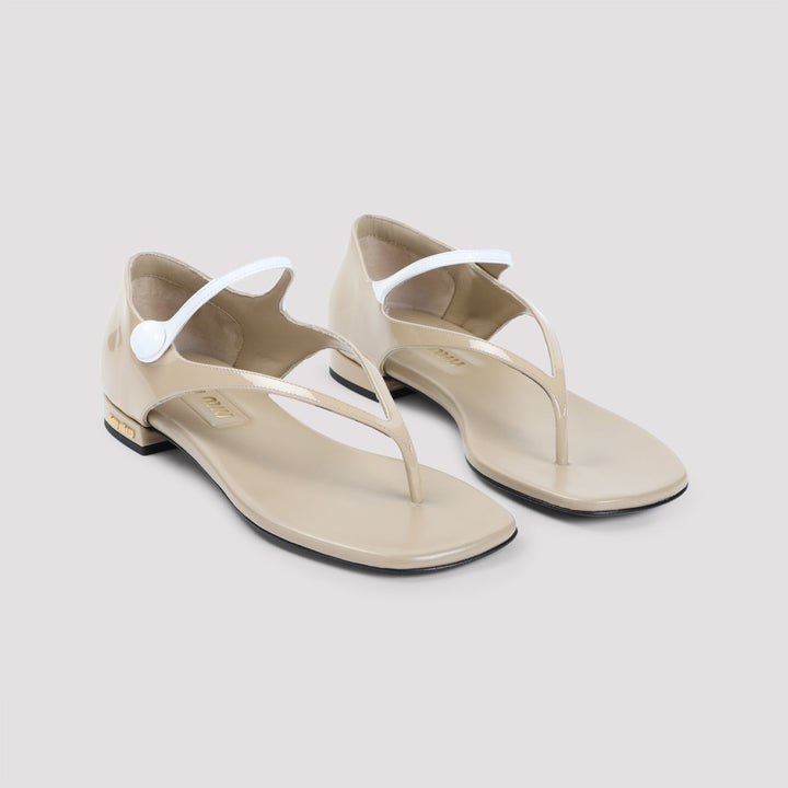 Miu Miu Calf Leather Sandals Women