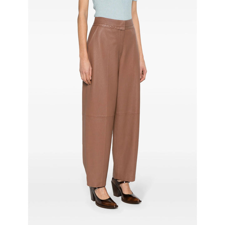Fendi Brown Trousers - Straight Trousers Women