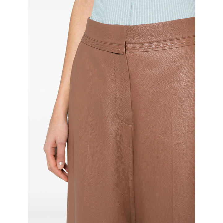 Fendi Brown Trousers - Straight Trousers Women