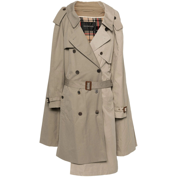 Balenciaga Neutrals Coats - Trench & Raincoats Women