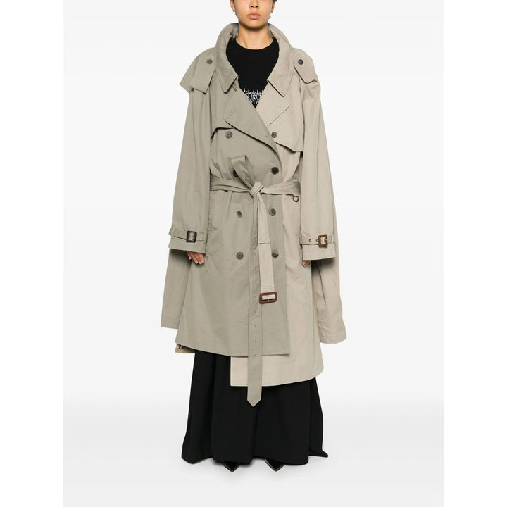 Balenciaga Neutrals Coats - Trench & Raincoats Women