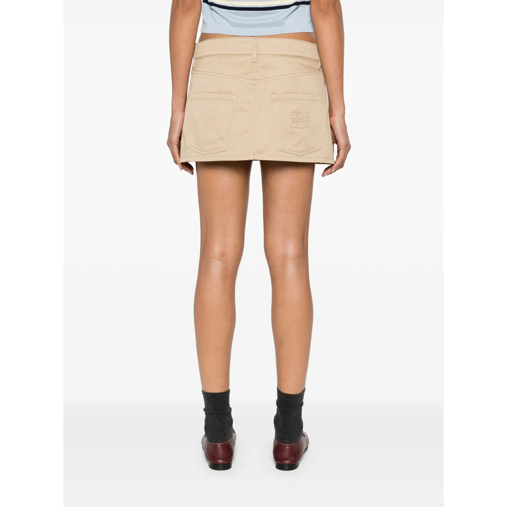 Miu Miu Neutrals Skirts - Straight Skirts Women