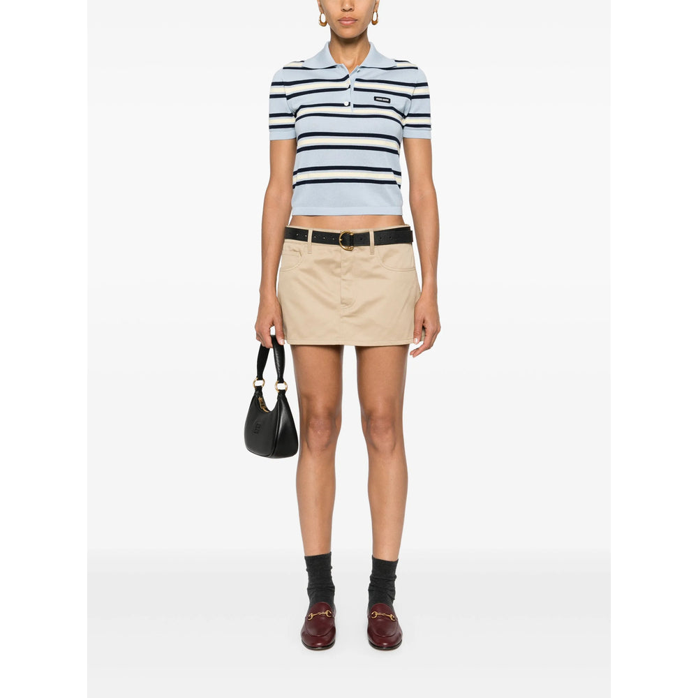 Miu Miu Neutrals Skirts - Straight Skirts Women