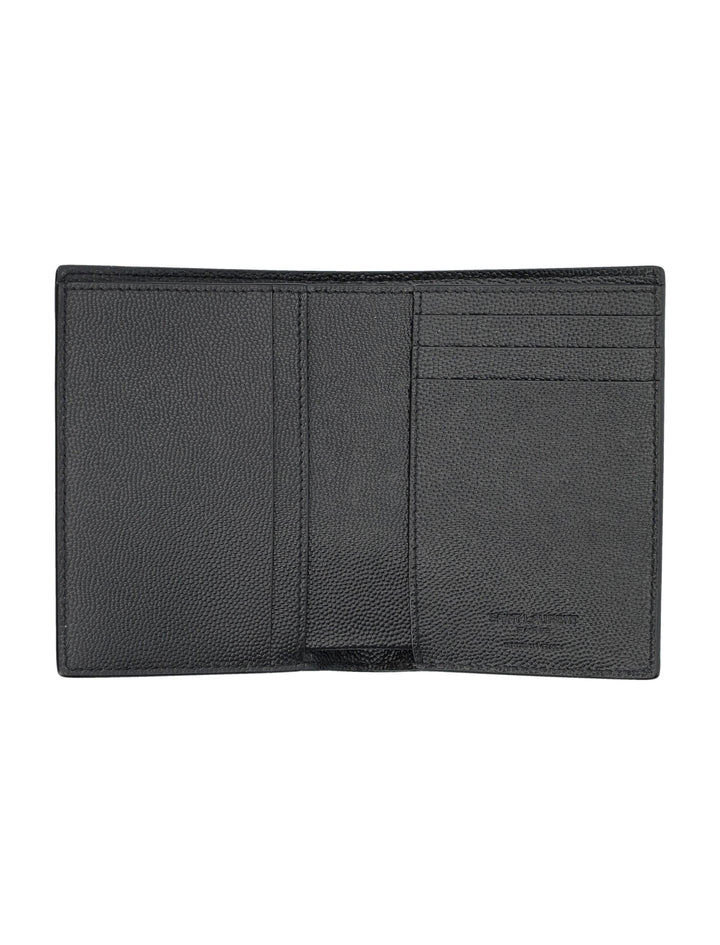SAINT LAURENT Vertical Bi-Fold Wallet - FW25