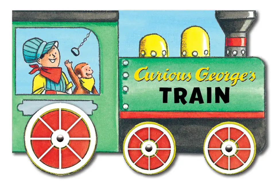 Curious George's Train (Mini Movers Shaped Board Books) - Board Book