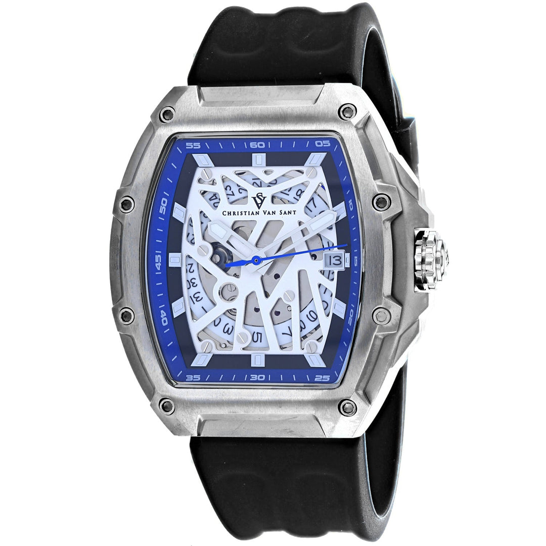 Christian Van Sant black & silver Men's Odyssey automatic