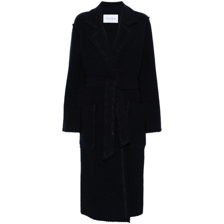 Max Mara Blue Coats - Single Breasted Coats Women