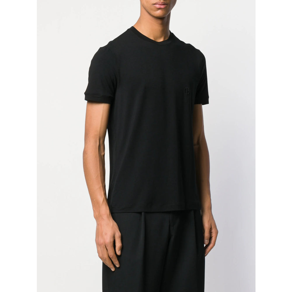 Giorgio Armani Black T-Shirts & Vests - T-Shirts Men