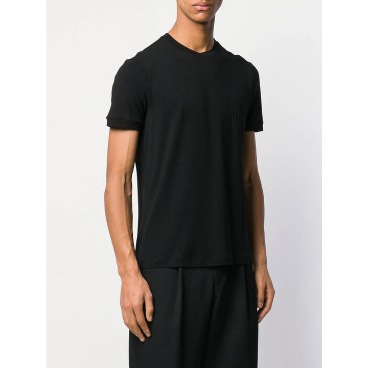 Giorgio Armani Black T-Shirts & Vests - T-Shirts Men