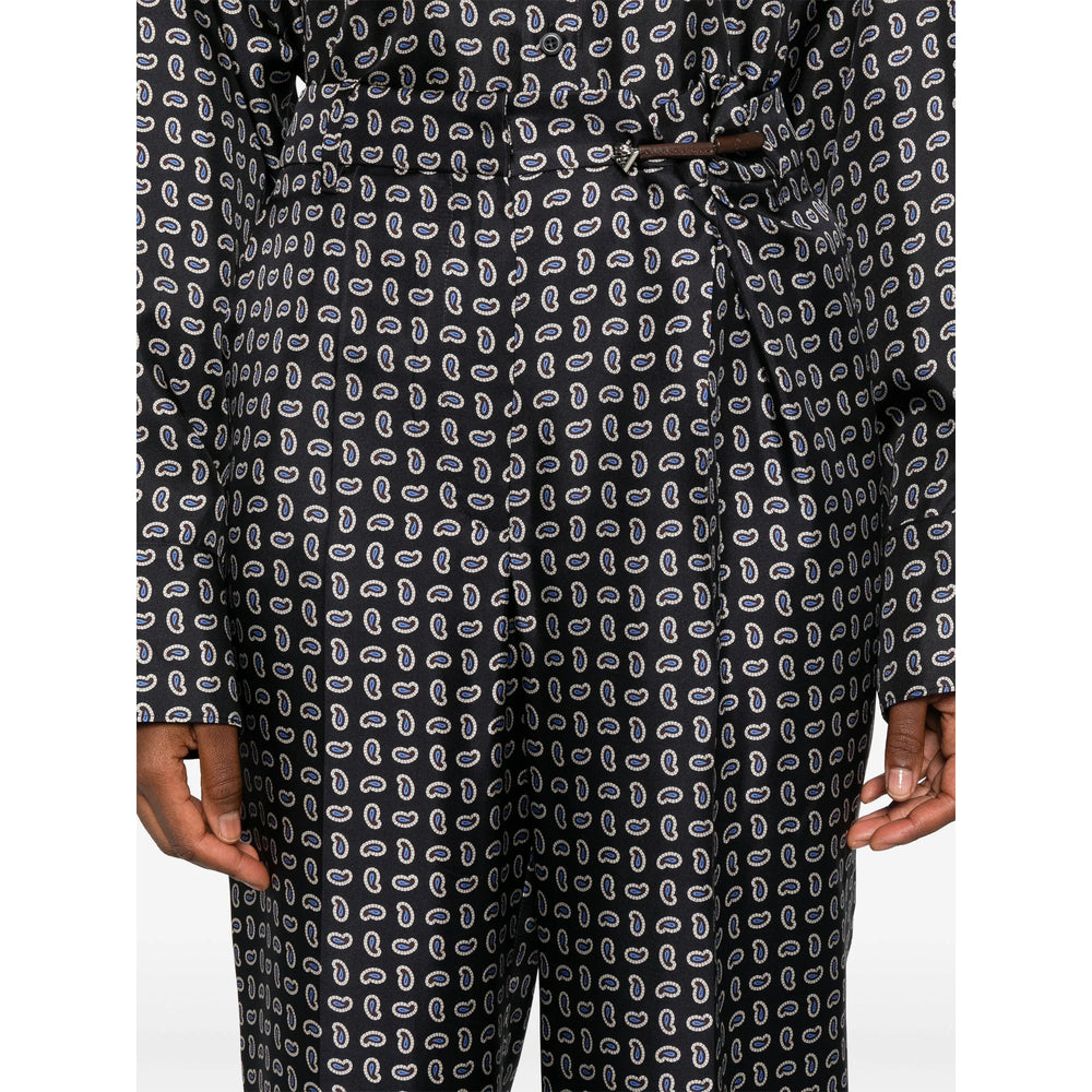 Prada Blue Trousers - Tailored Trousers Women