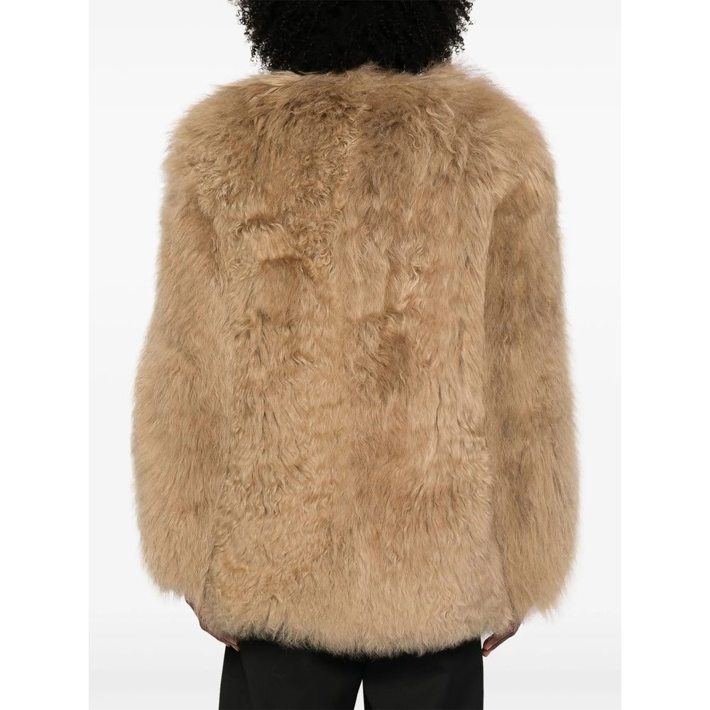 Prada Brown Jackets - Faux Fur & Shearling Jackets Women