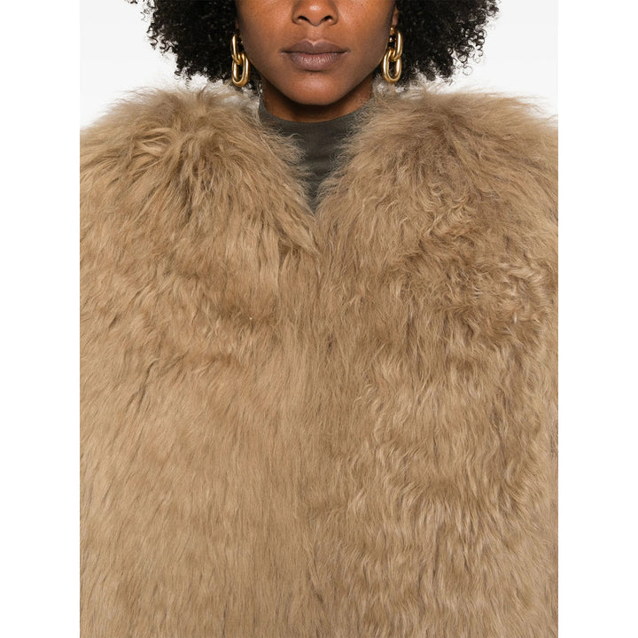 Prada Brown Jackets - Faux Fur & Shearling Jackets Women