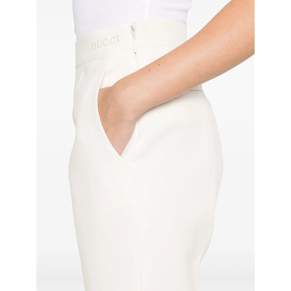 Gucci Neutrals Trousers - Flared Trousers Women