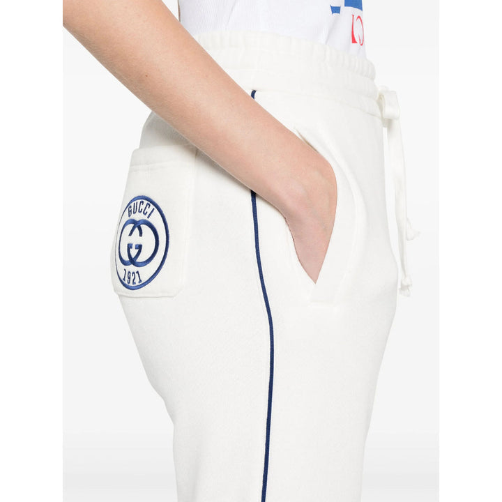 Gucci White Trousers - Track Pants Women