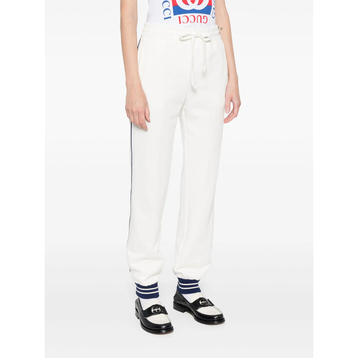 Gucci White Trousers - Track Pants Women