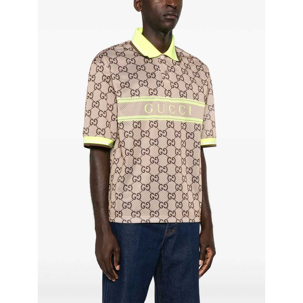 Gucci Brown Polo Shirts Men