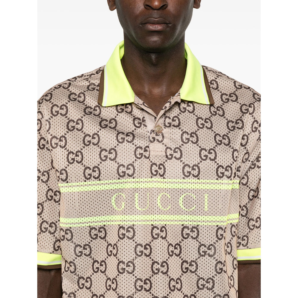Gucci Brown Polo Shirts Men