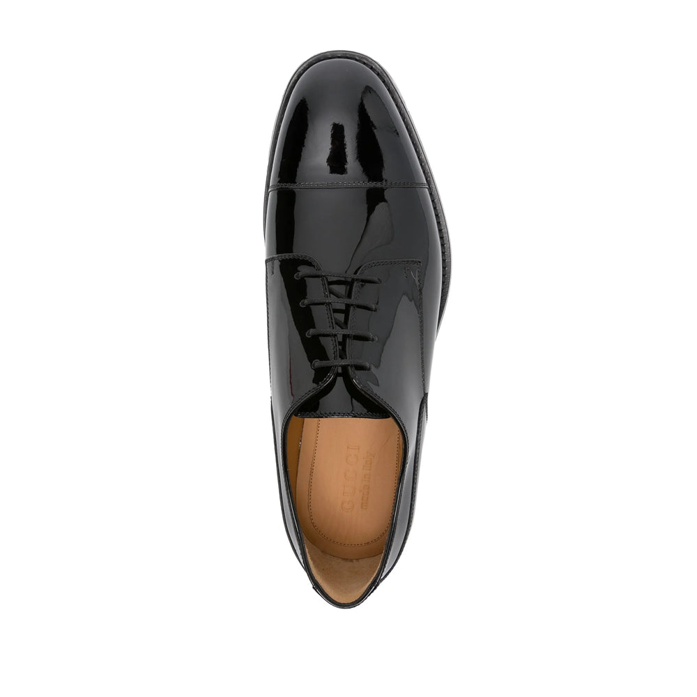 Gucci Black Oxford Shoes Men