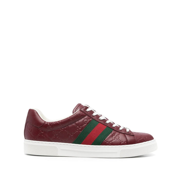 Gucci Red Trainers - Low-Tops Men