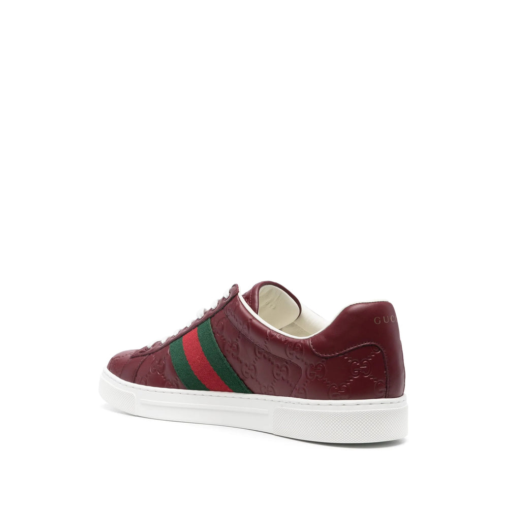Gucci Red Trainers - Low-Tops Men